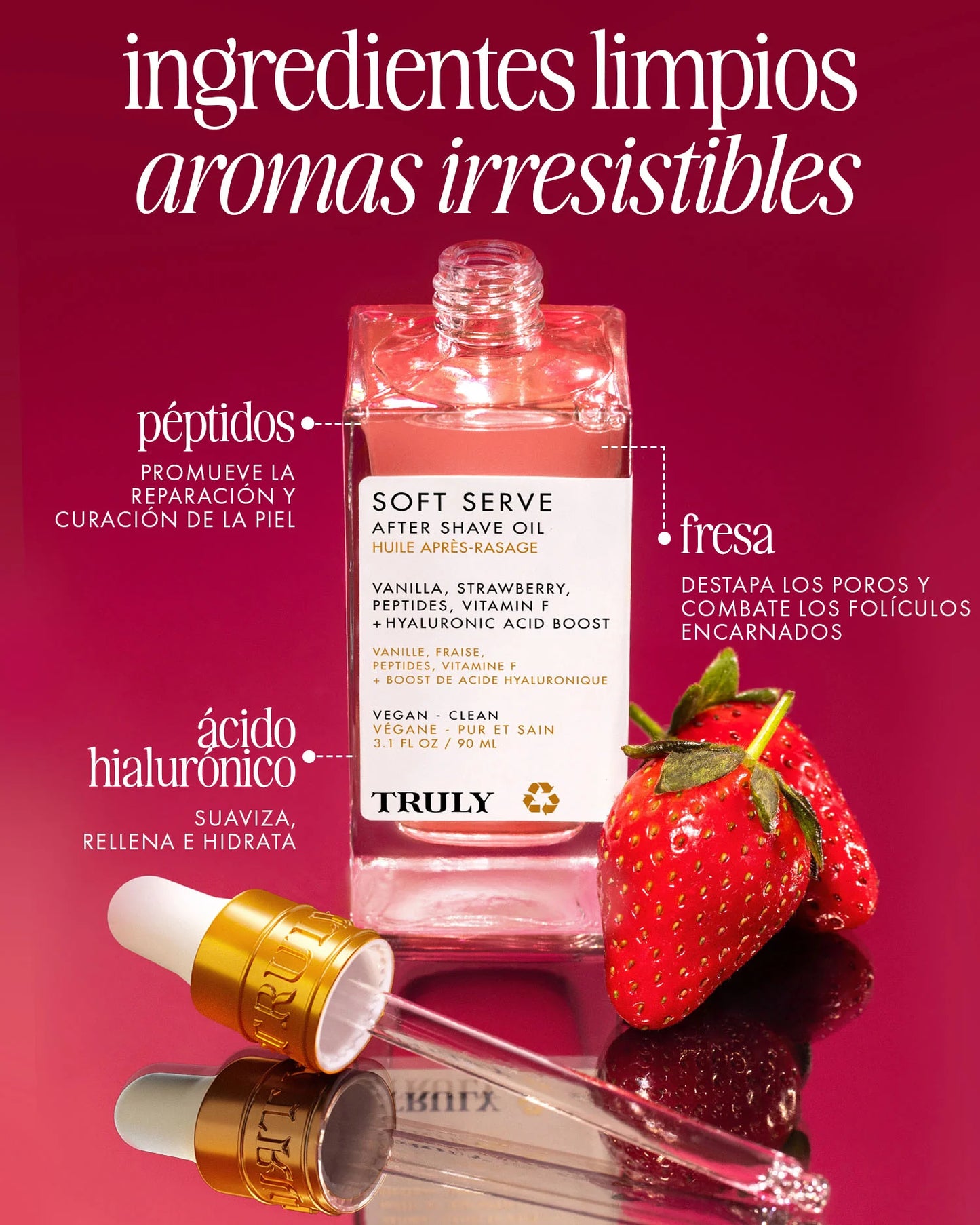 fresita hermosa🌺Truly™ para la poncha hermosa y rosadita 90 ml