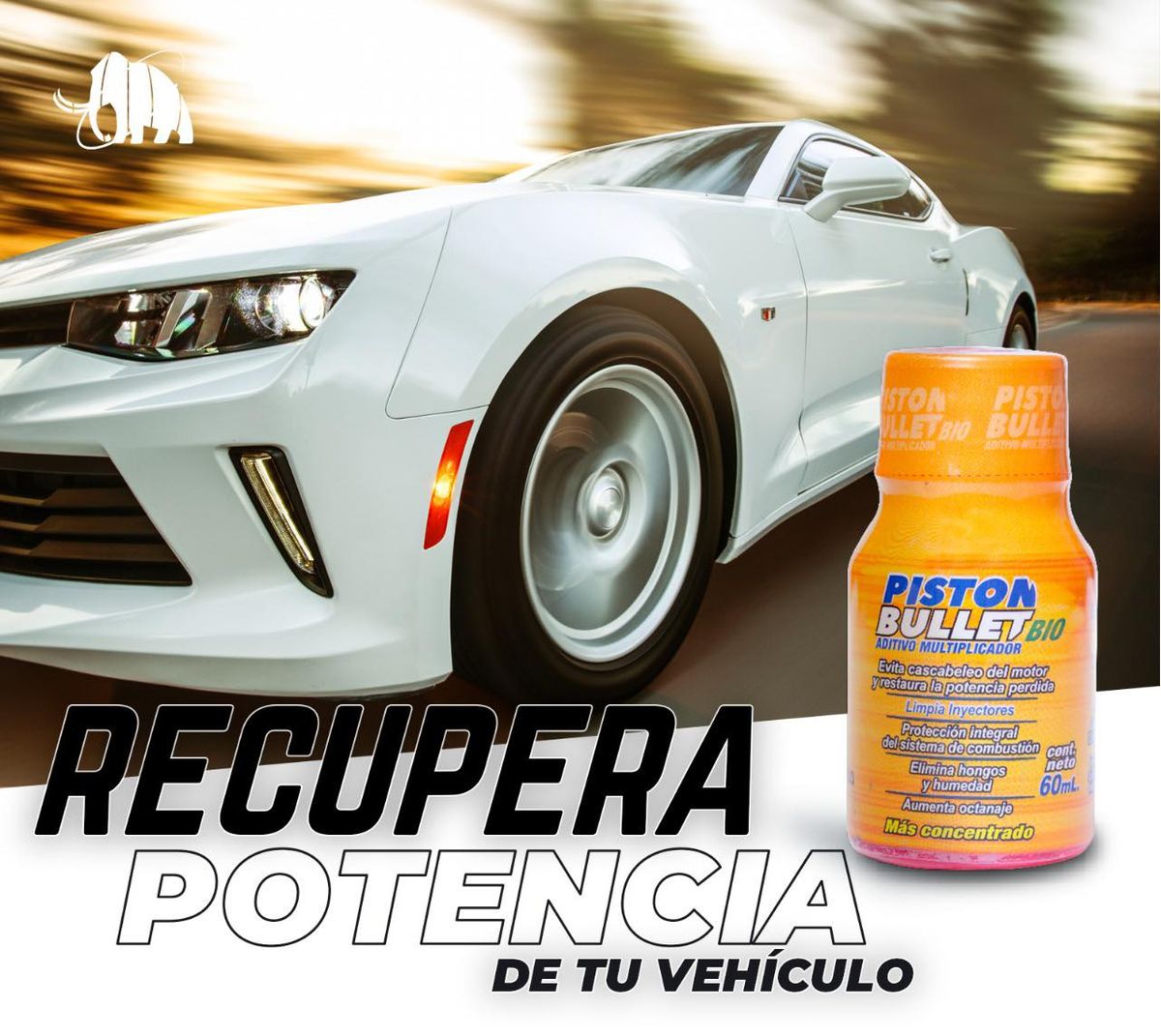 🔧ADITIVO PISTON BULLET BIO PARA CARROS Y MOTOS - AUMENTA POTENCIA Y AHORRA COMBUSTIBLE DESDE EL PRIMER USO